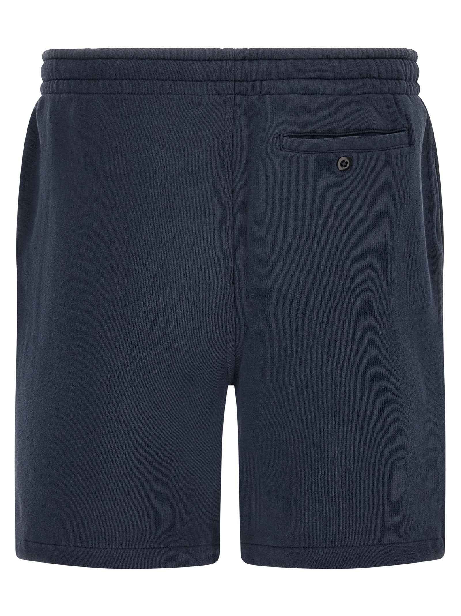 Blue Cotton Bermuda Shorts
