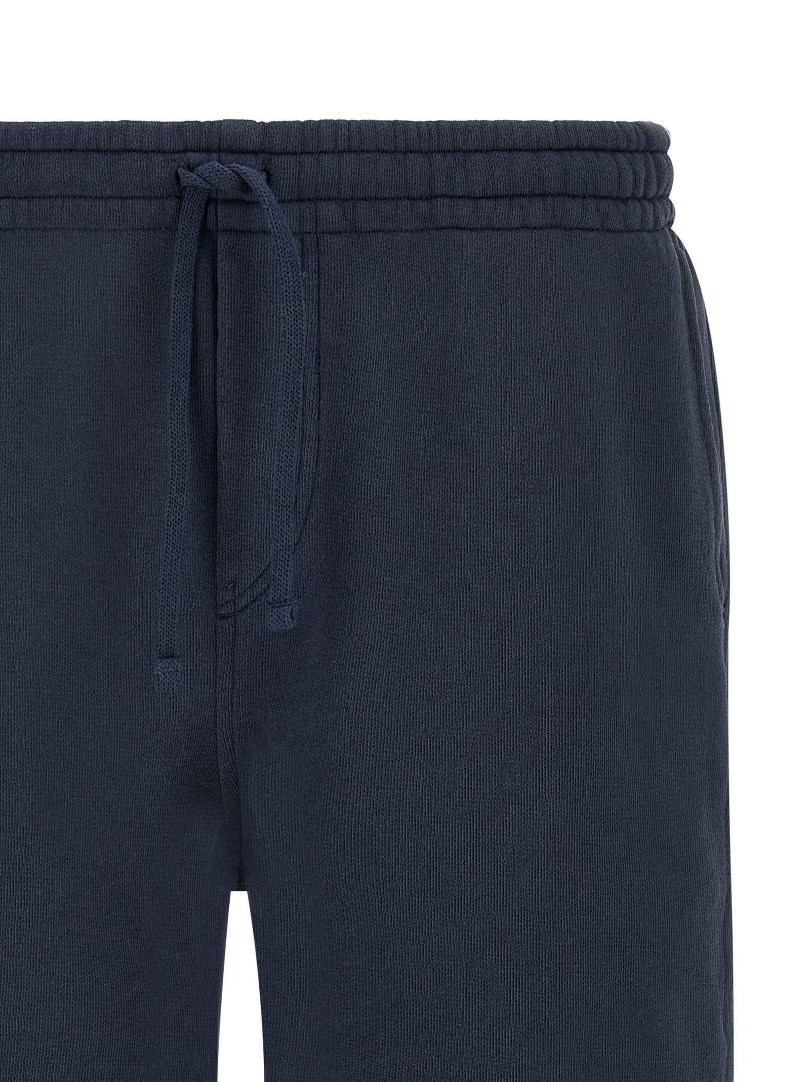 Blue Cotton Bermuda Shorts