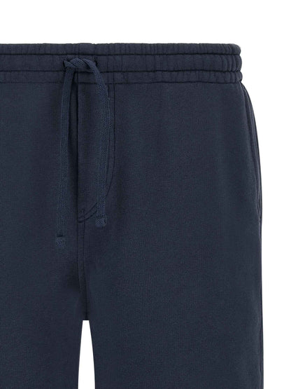 Blue Cotton Bermuda Shorts