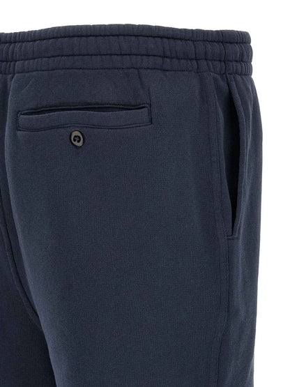 Blue Cotton Bermuda Shorts