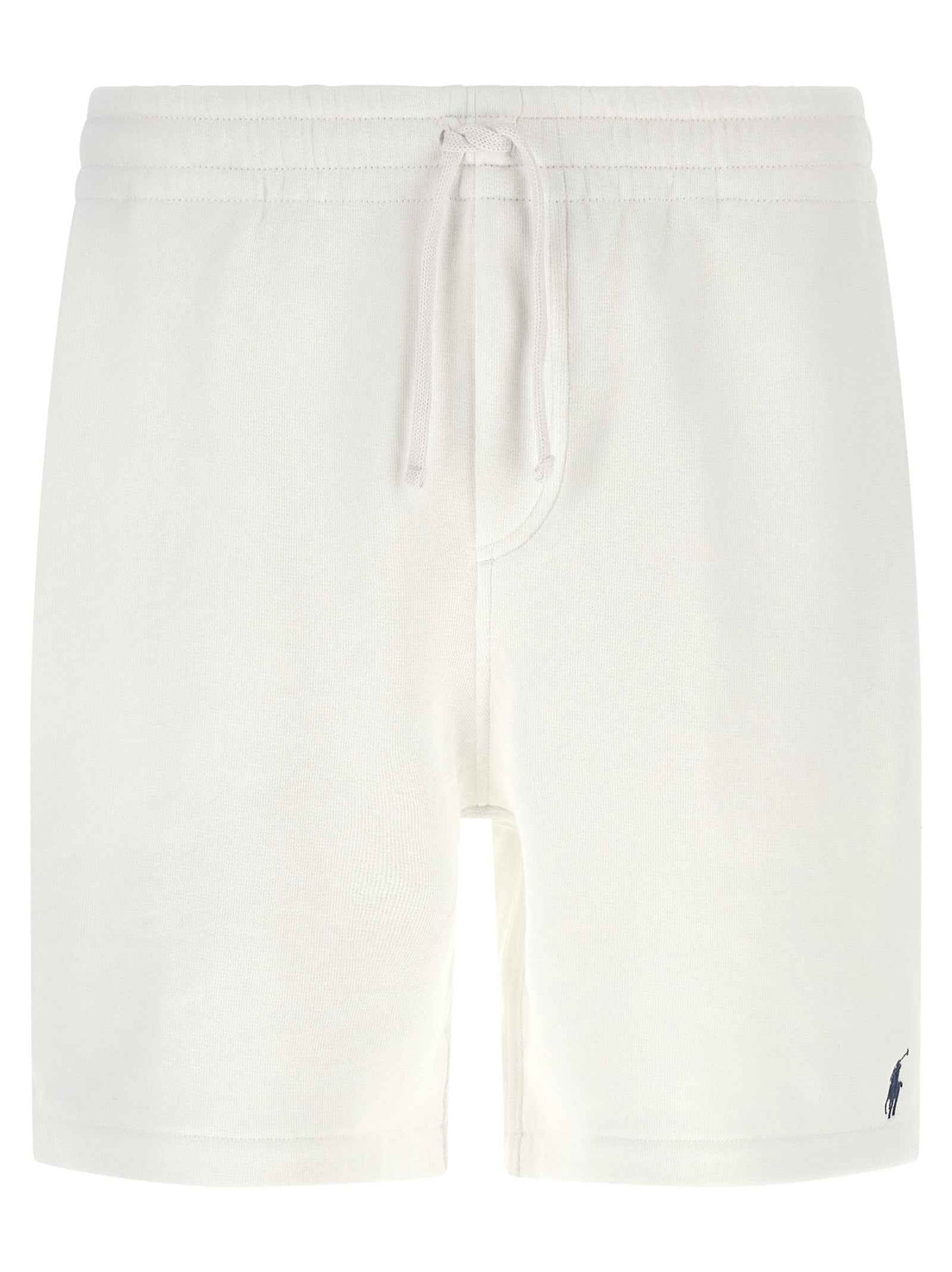 White Cotton Bermuda Shorts
