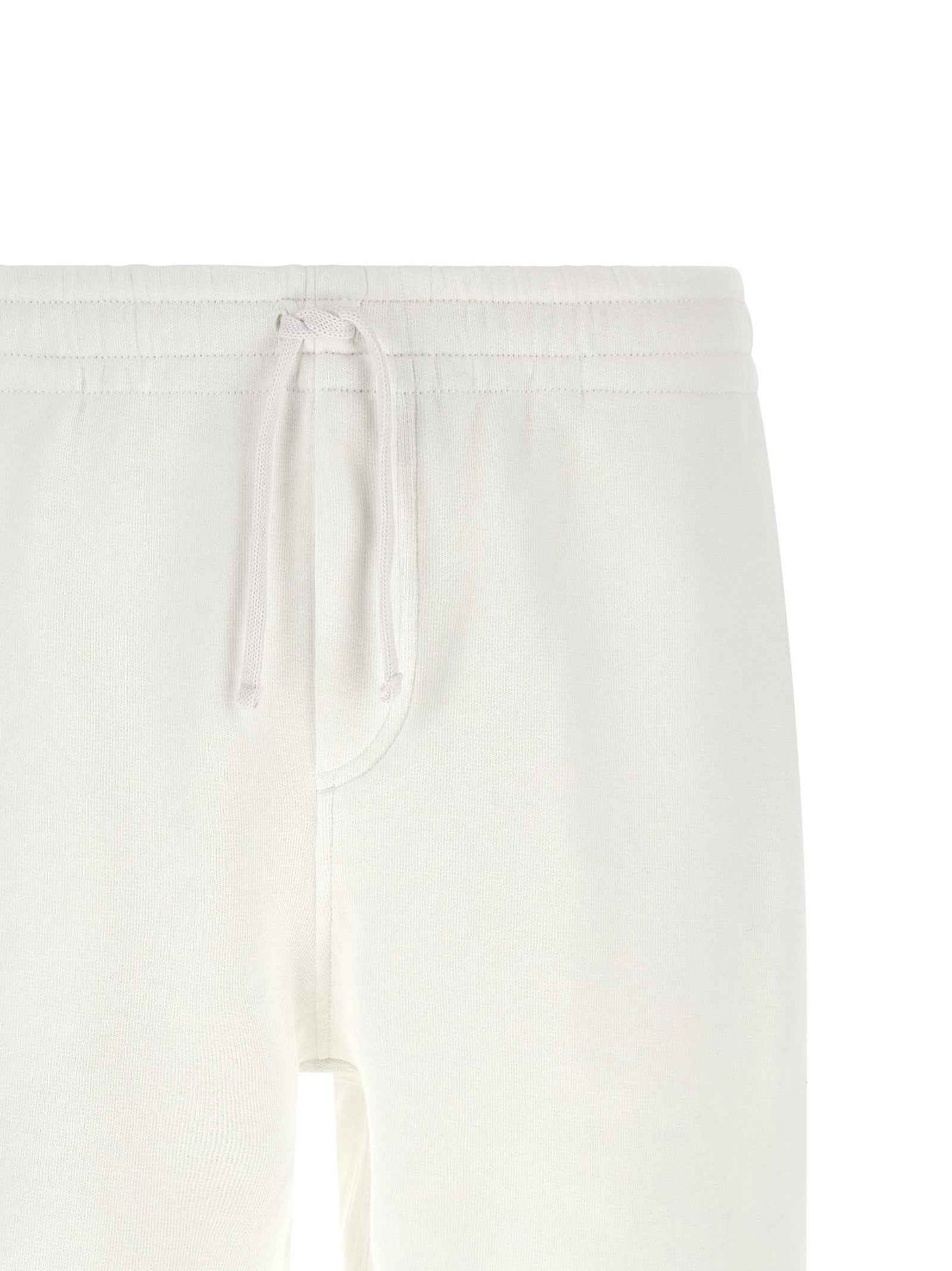 White Cotton Bermuda Shorts