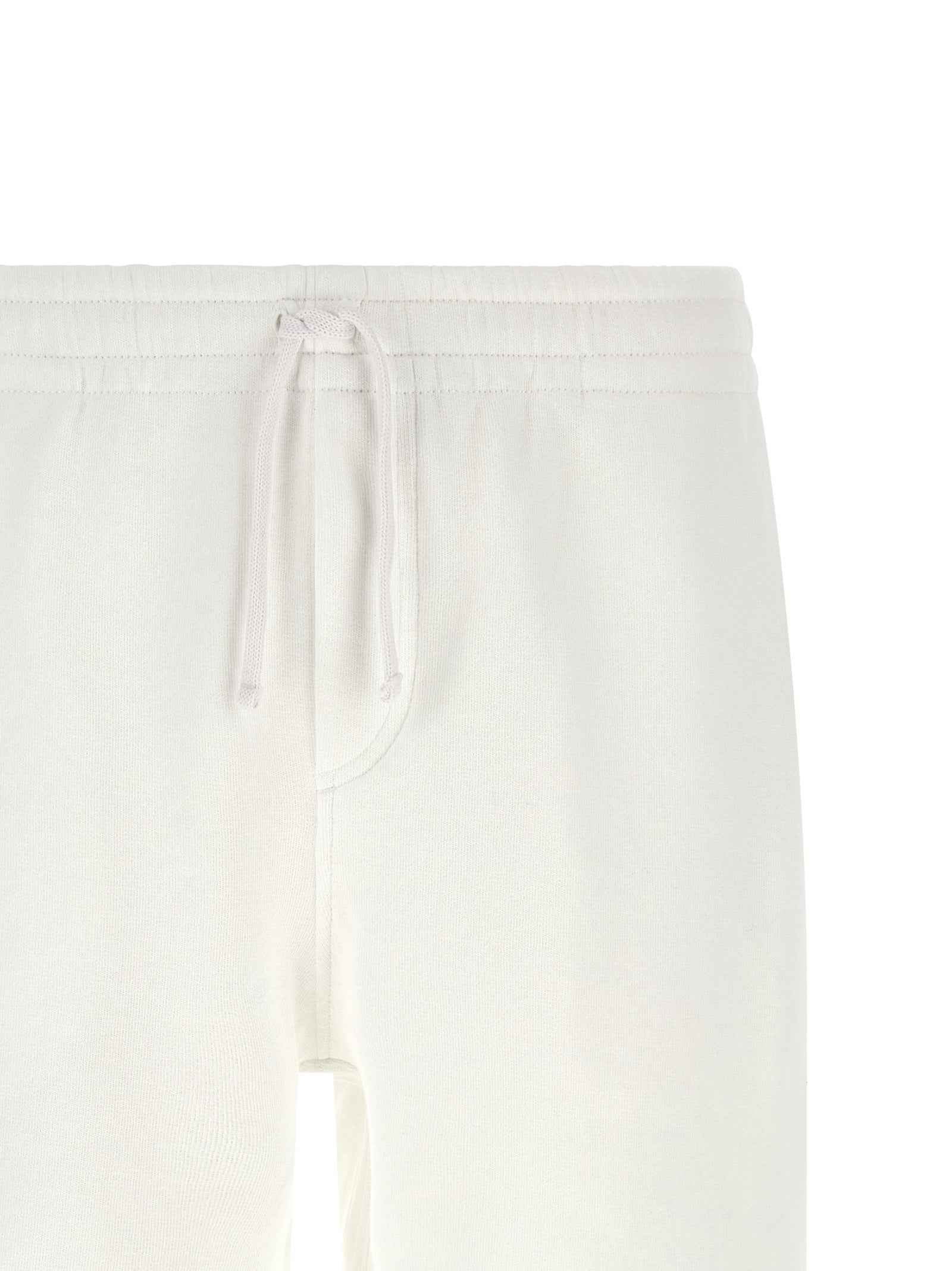 White Cotton Bermuda Shorts
