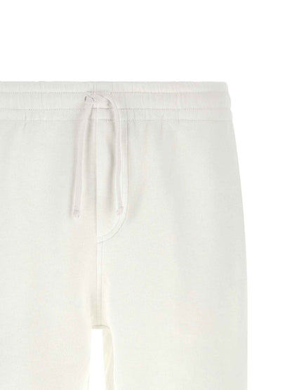 White Cotton Bermuda Shorts