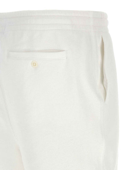 White Cotton Bermuda Shorts