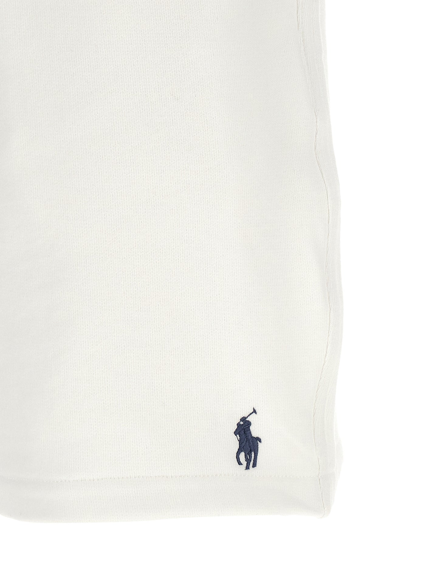 White Cotton Bermuda Shorts