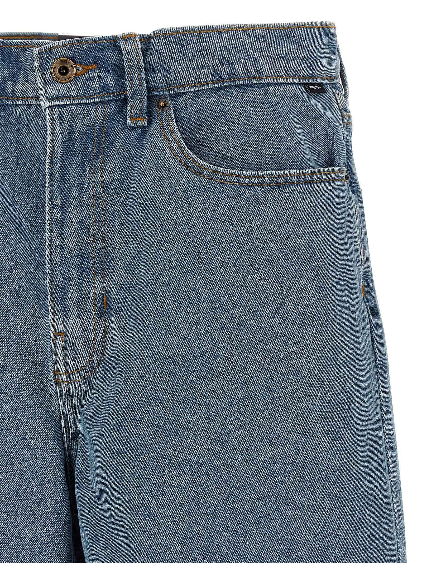 Blue Cotton Bermuda Shorts