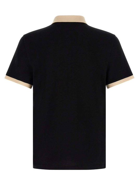 Bicolor Cotton Polo Shirt