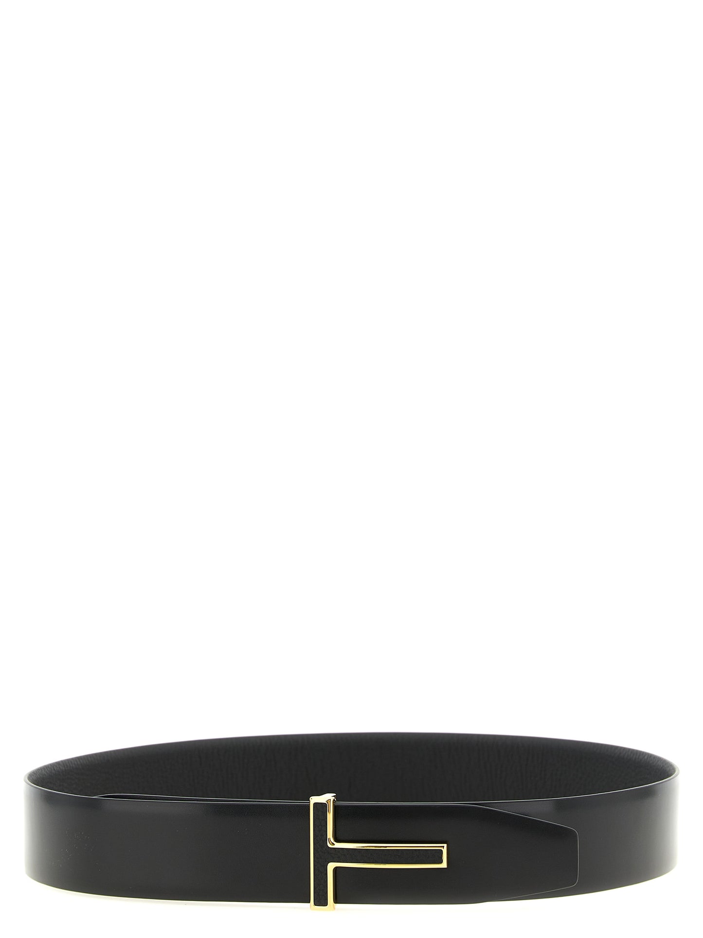 Black Calfskin Regular Belt