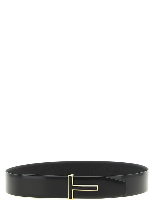 Black Calfskin Regular Belt