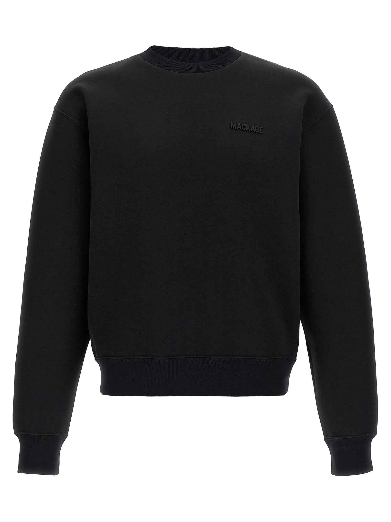 Black Cotton Sweatshirt