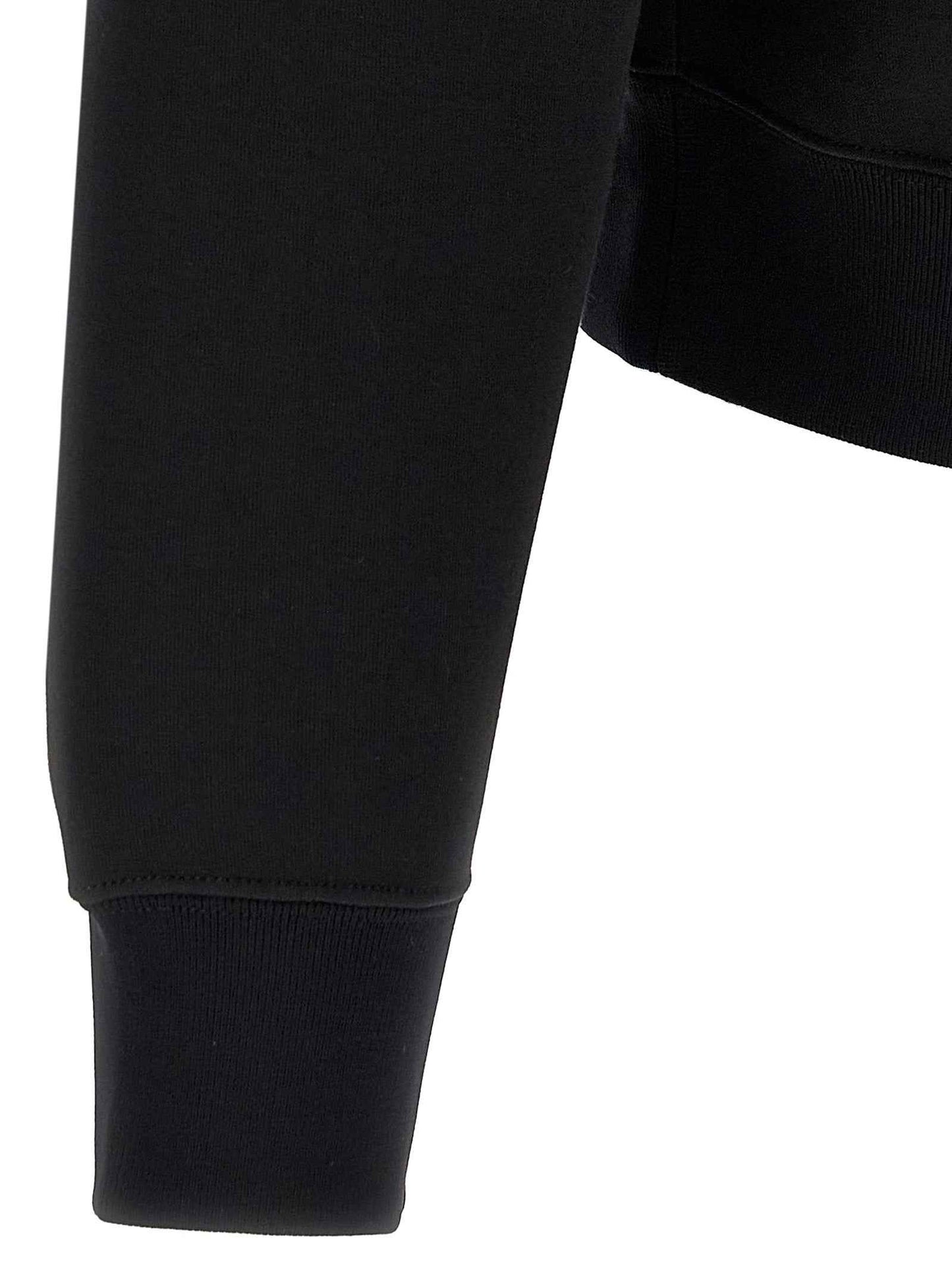 Black Cotton Sweatshirt