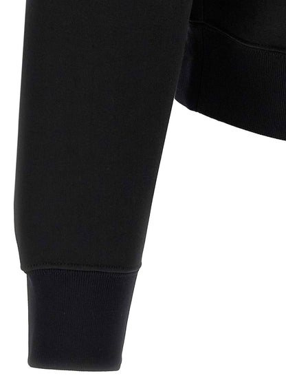 Black Cotton Sweatshirt
