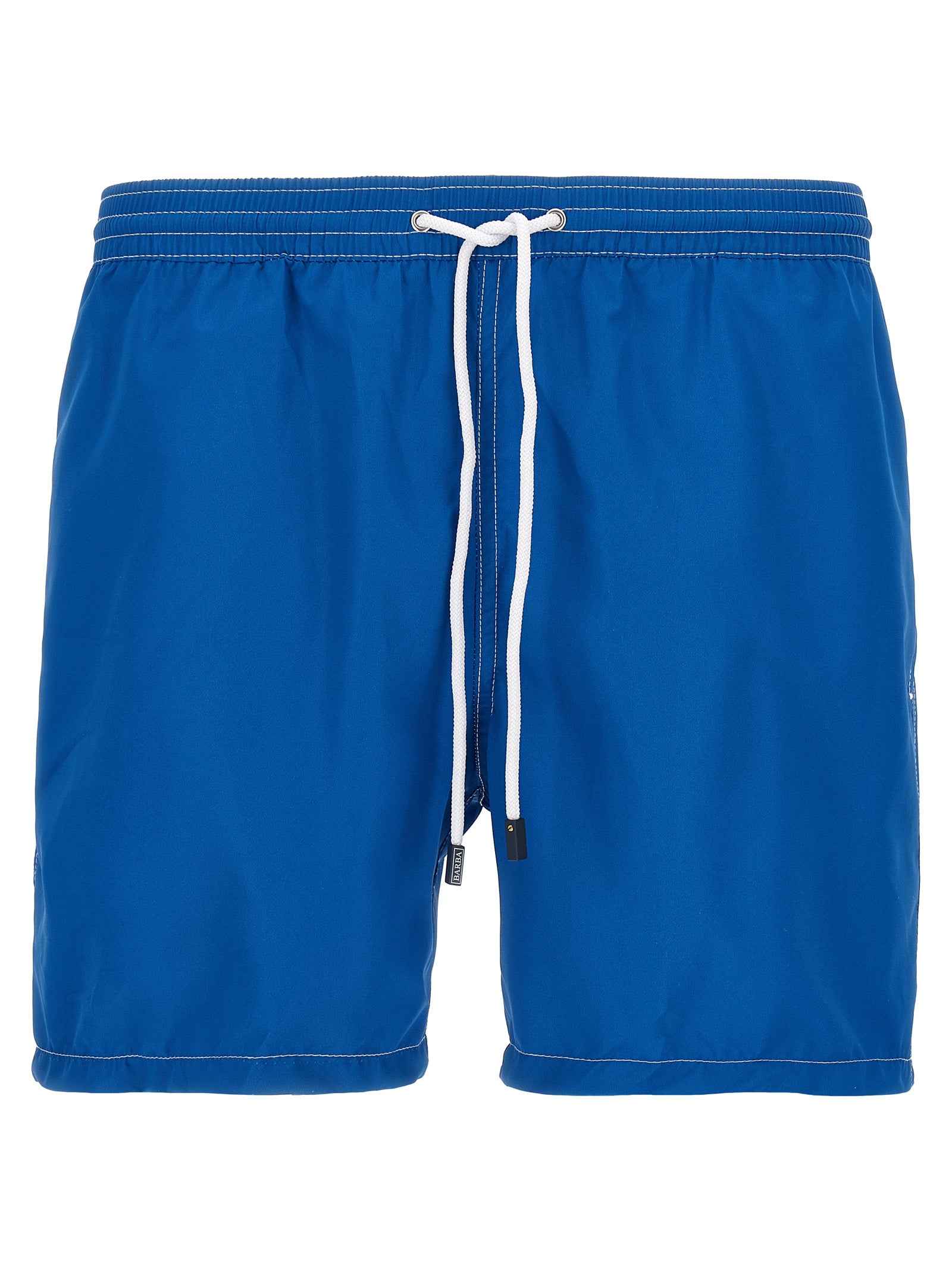 Blue Polyester Swim Shorts