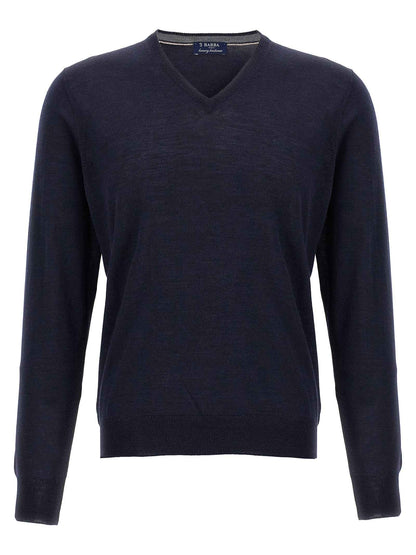 Blue Wool Cardigan