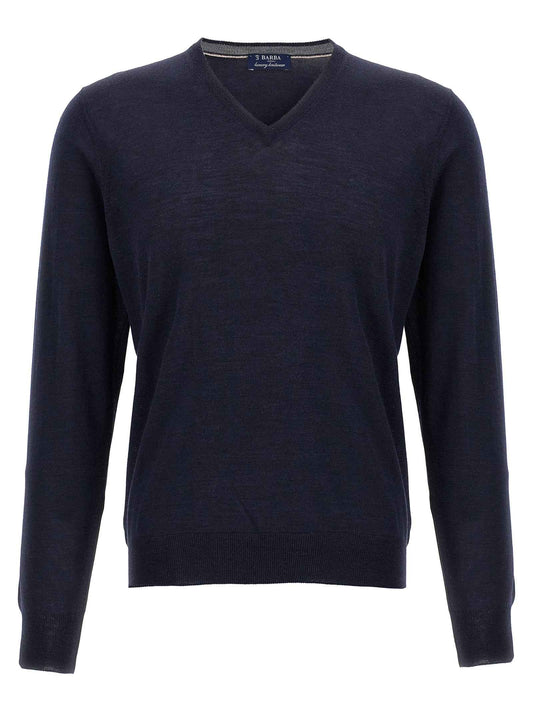 Blue Wool Cardigan