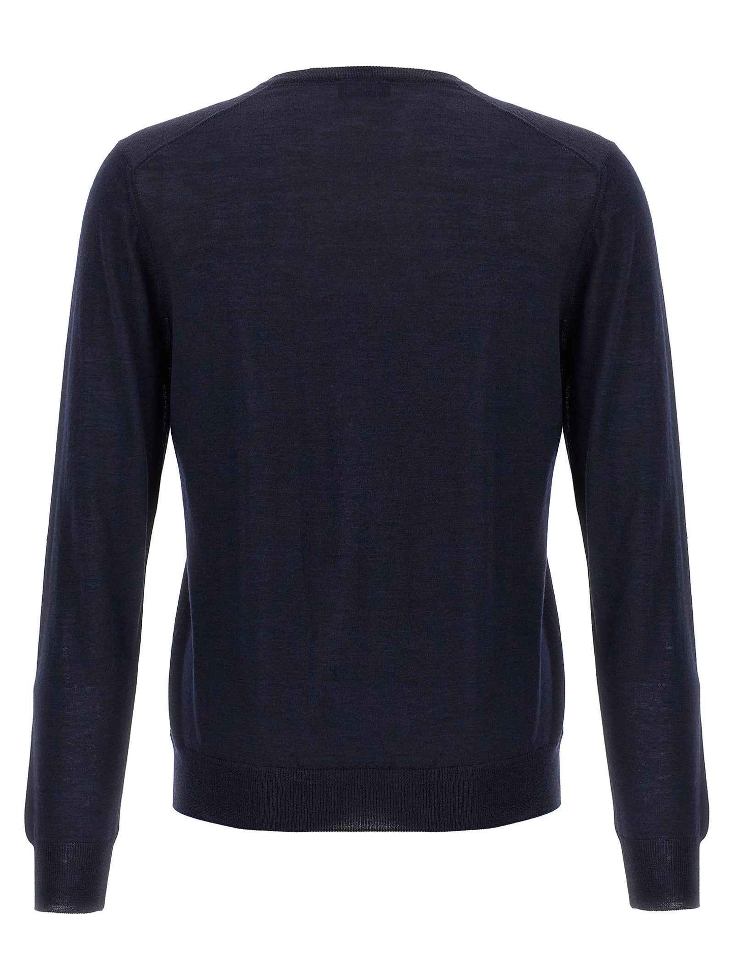 Blue Wool Cardigan