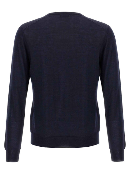 Blue Wool Cardigan