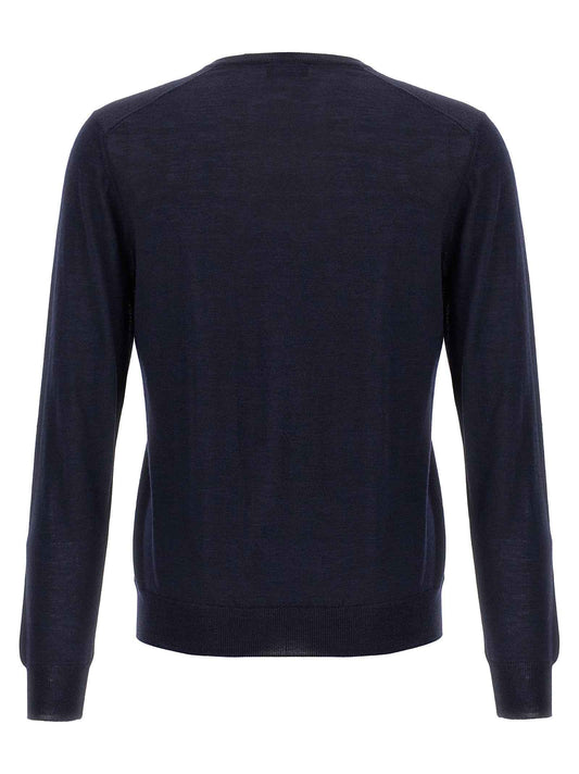 Blue Wool Cardigan