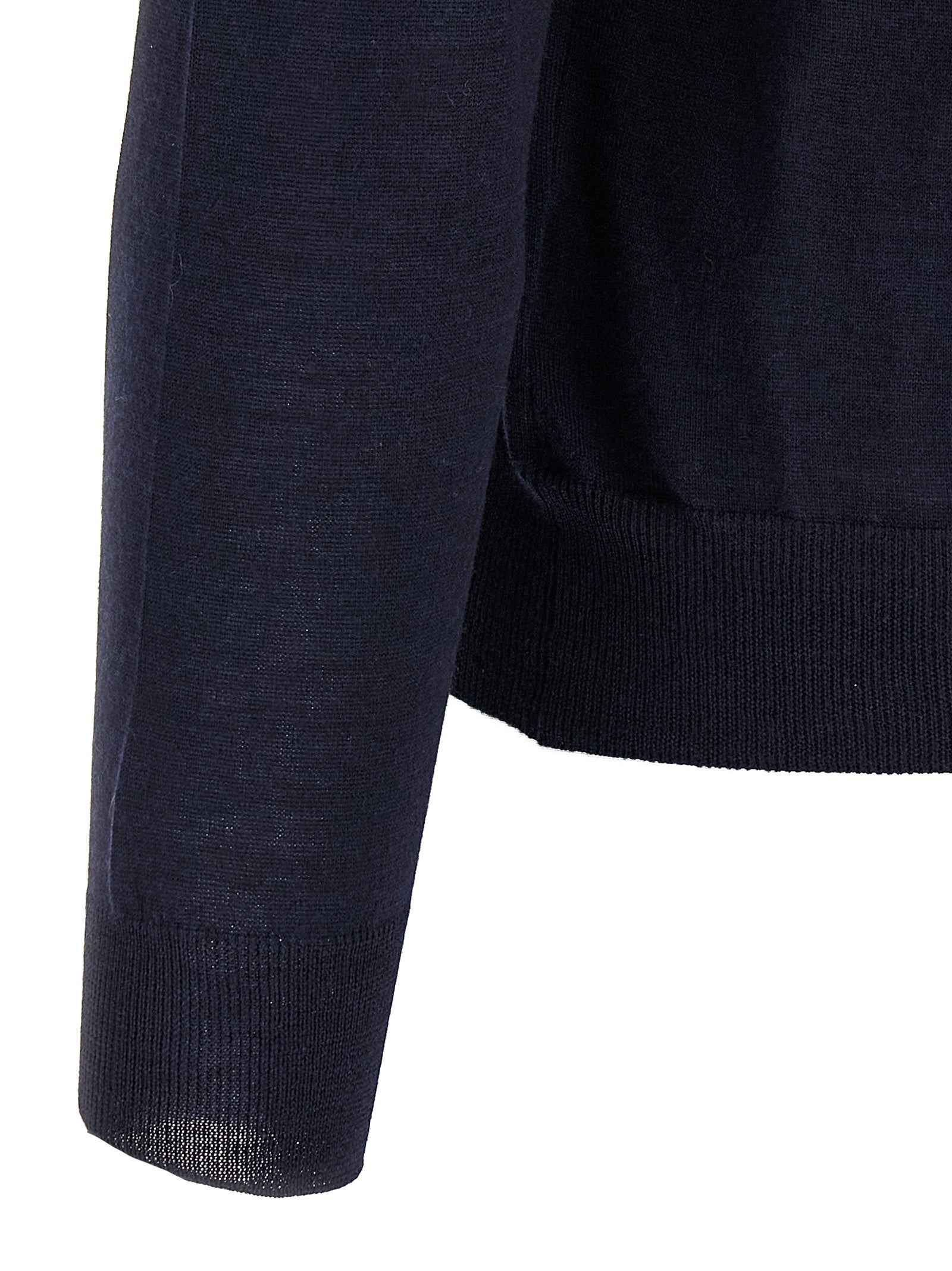 Blue Wool Cardigan