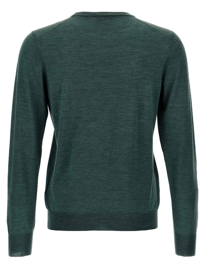Bicolor Wool Cardigan