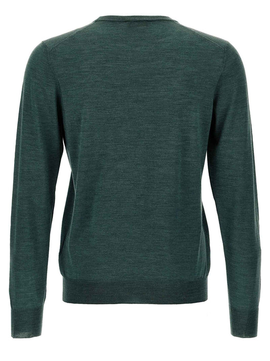 Bicolor Wool Cardigan