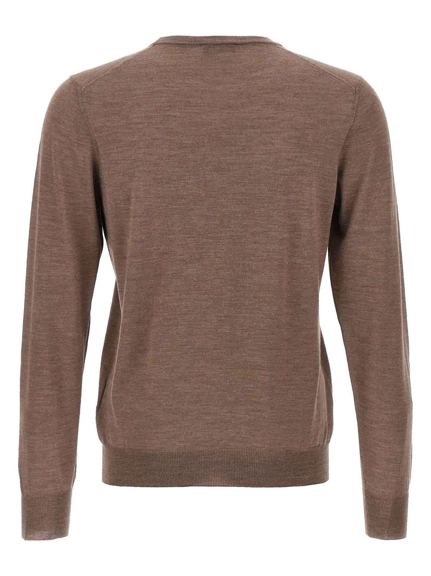 Brown Wool Cardigan