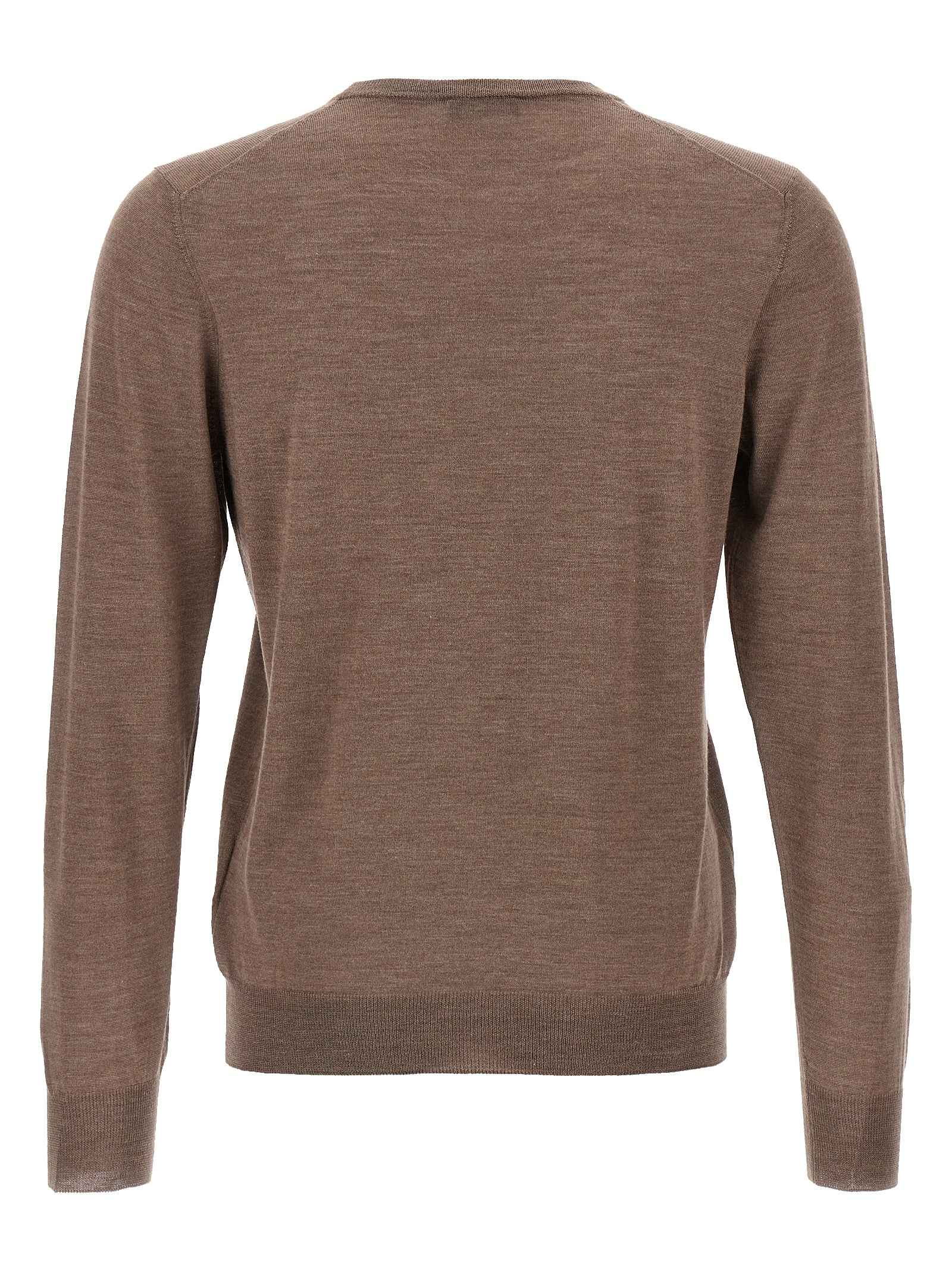 Brown Wool Cardigan