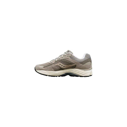 Gray Synthetic Athletic Sneakers