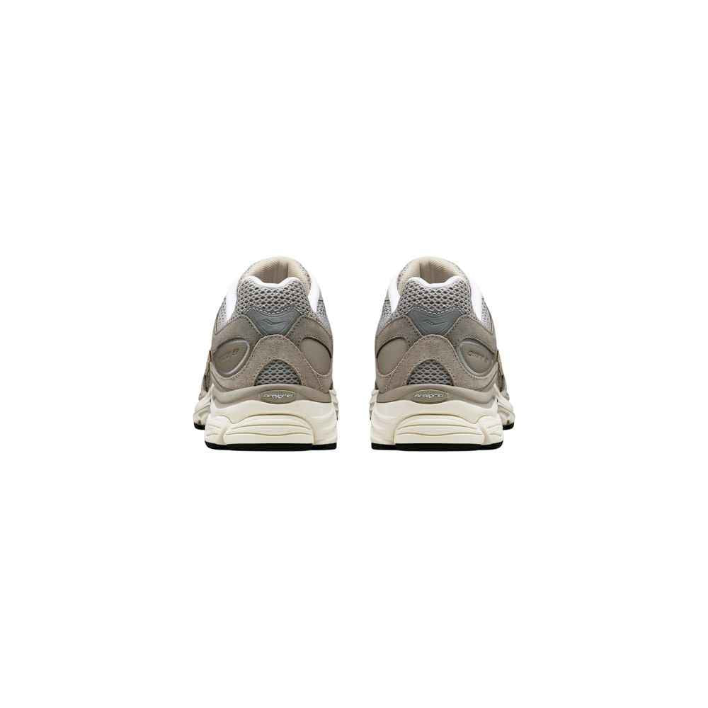 Gray Synthetic Athletic Sneakers