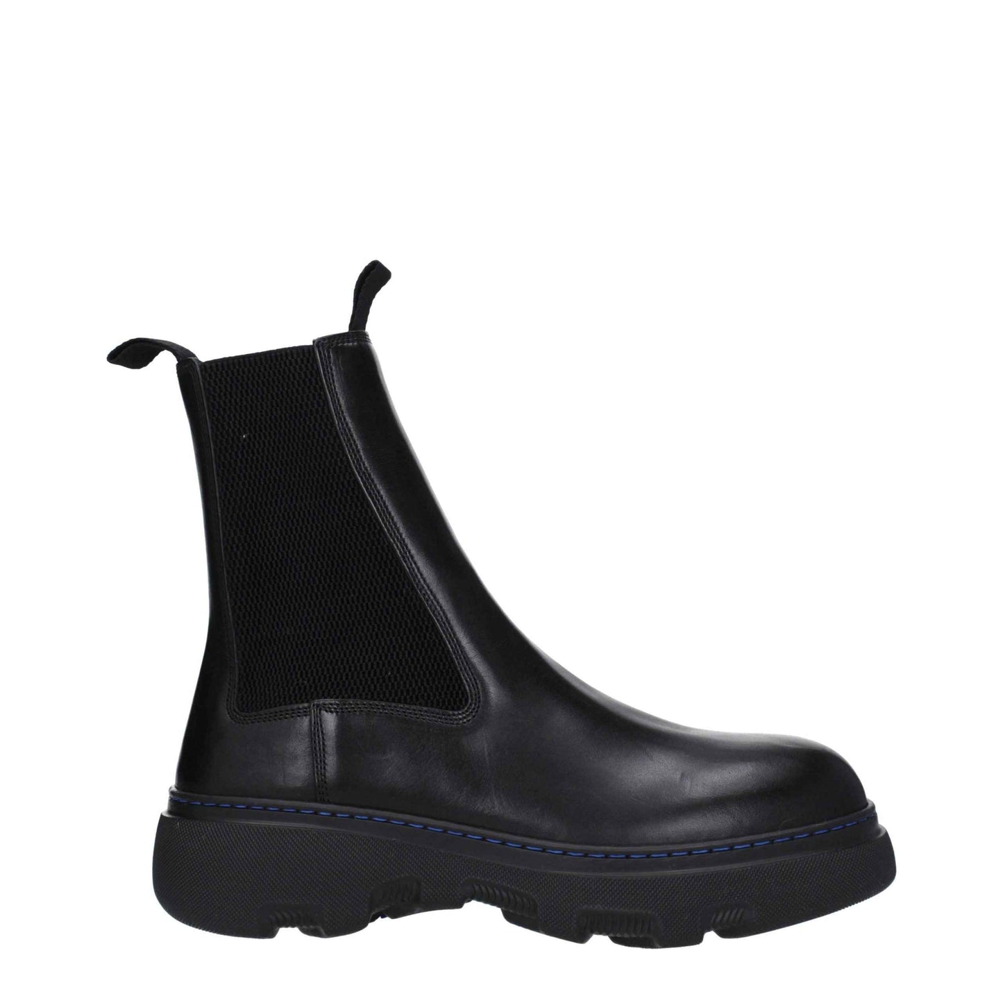 Black Leather Ankle Boots