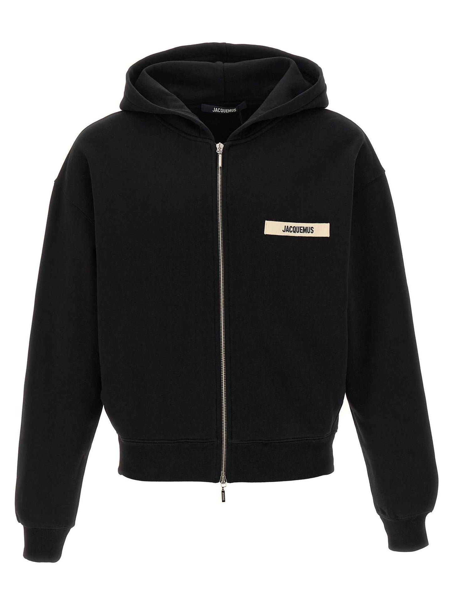 Black Cotton Sweatshirt