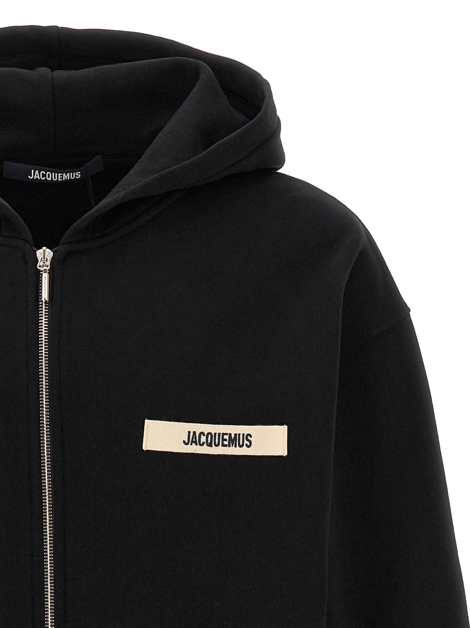 Black Cotton Sweatshirt
