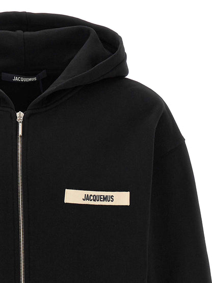 Black Cotton Sweatshirt