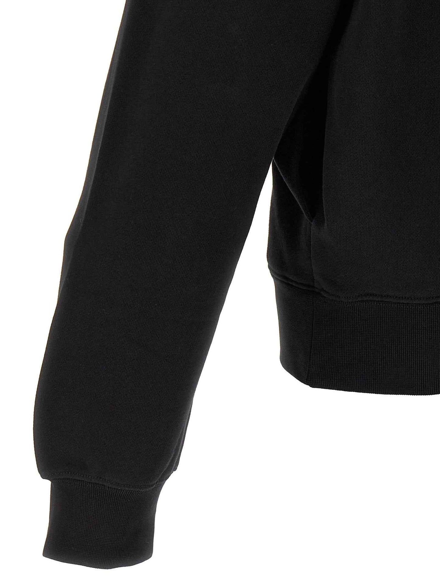 Black Cotton Sweatshirt