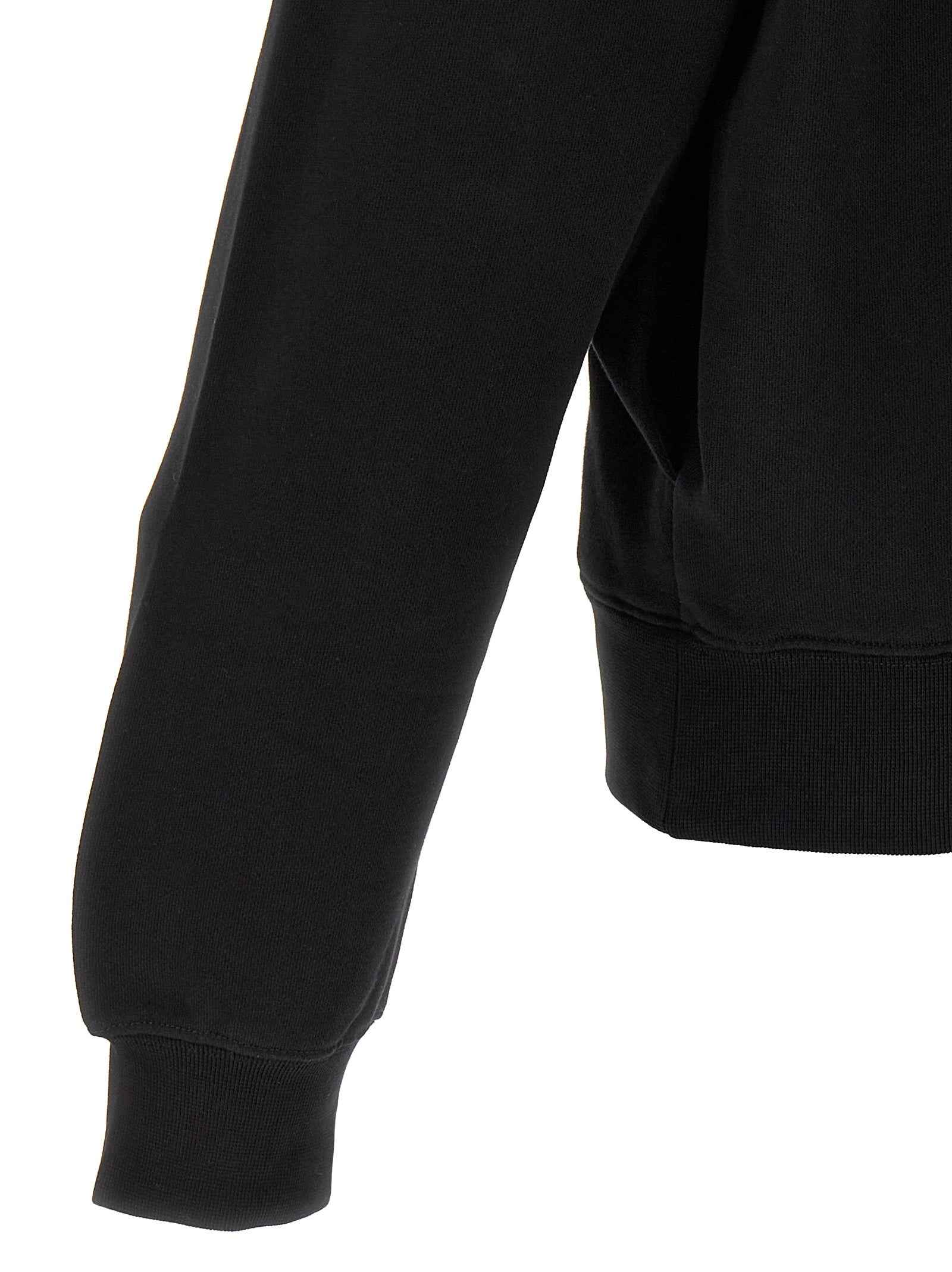 Black Cotton Sweatshirt