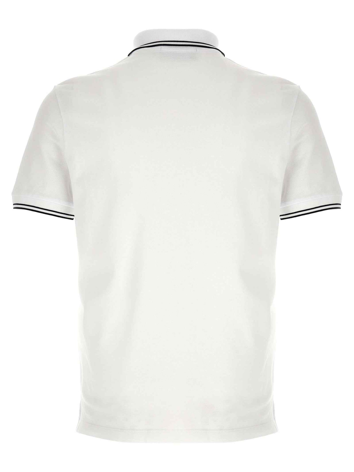 White Cotton Polo Shirt