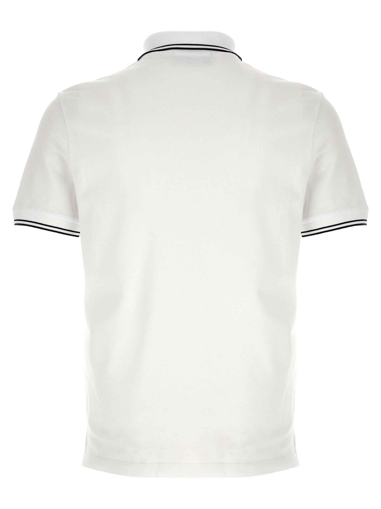 White Cotton Polo Shirt