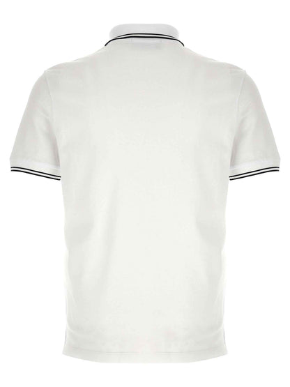 White Cotton Polo Shirt