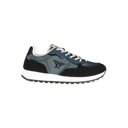 Blue Polyurethane Men's Sneaker