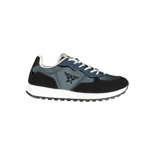 Blue Polyurethane Men's Sneaker