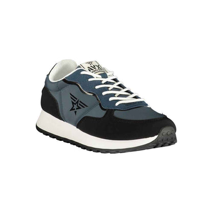 Blue Polyurethane Men's Sneaker