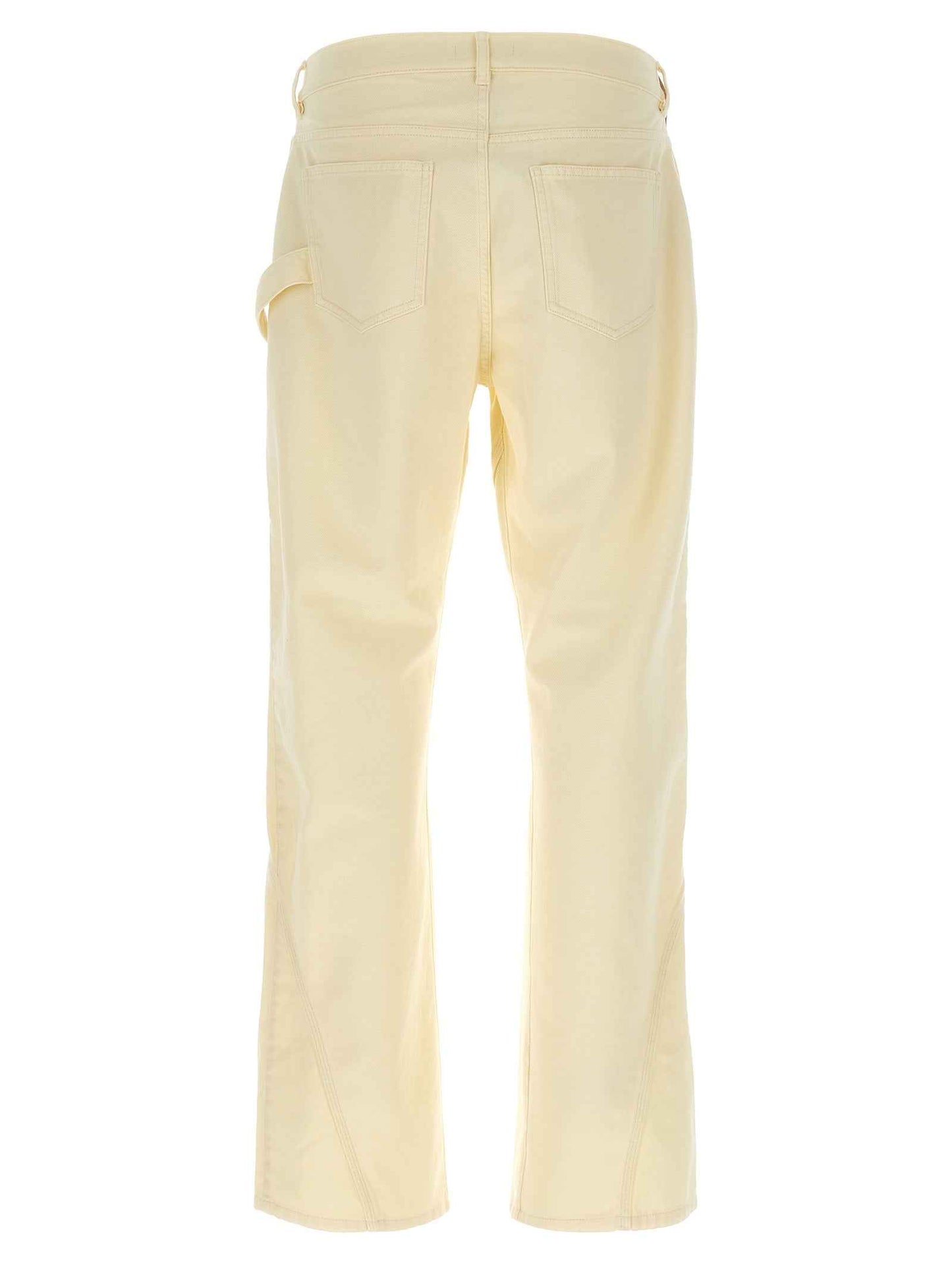 Bicolor Cotton Casual Pants