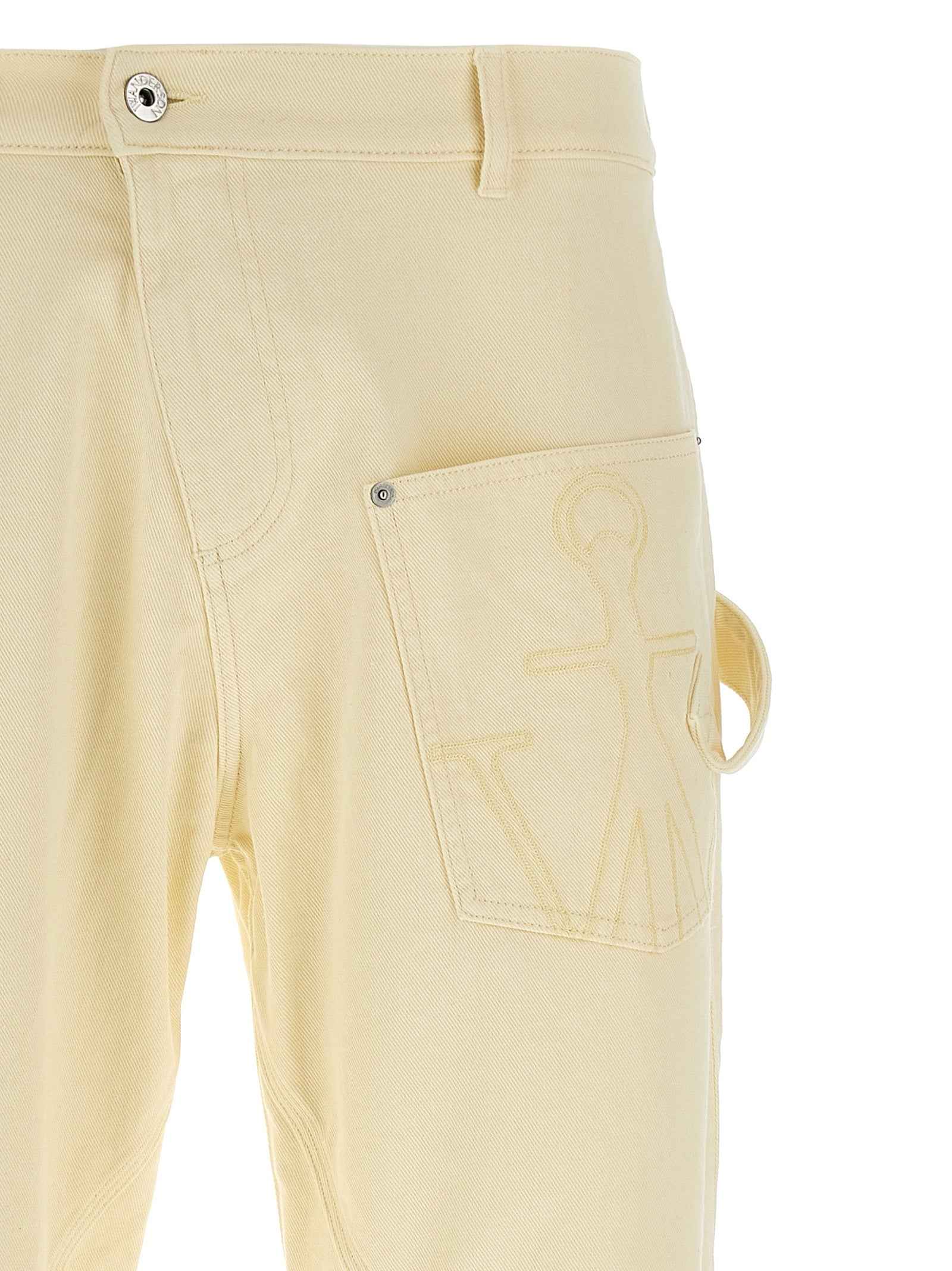 Bicolor Cotton Casual Pants