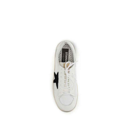White Calf Leather Bos Taurus Sneakers