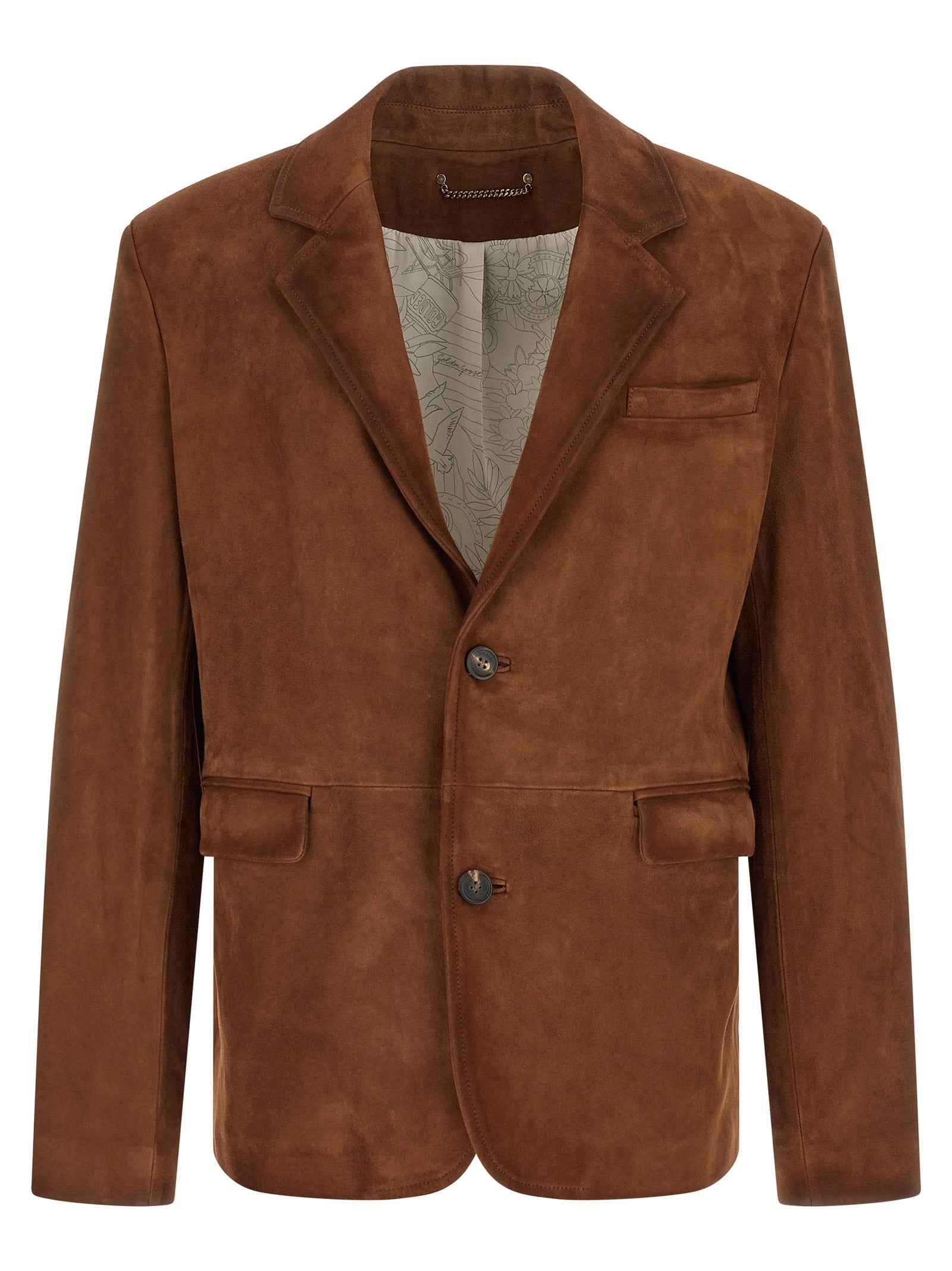 Brown Lamb Leather Leather Jacket