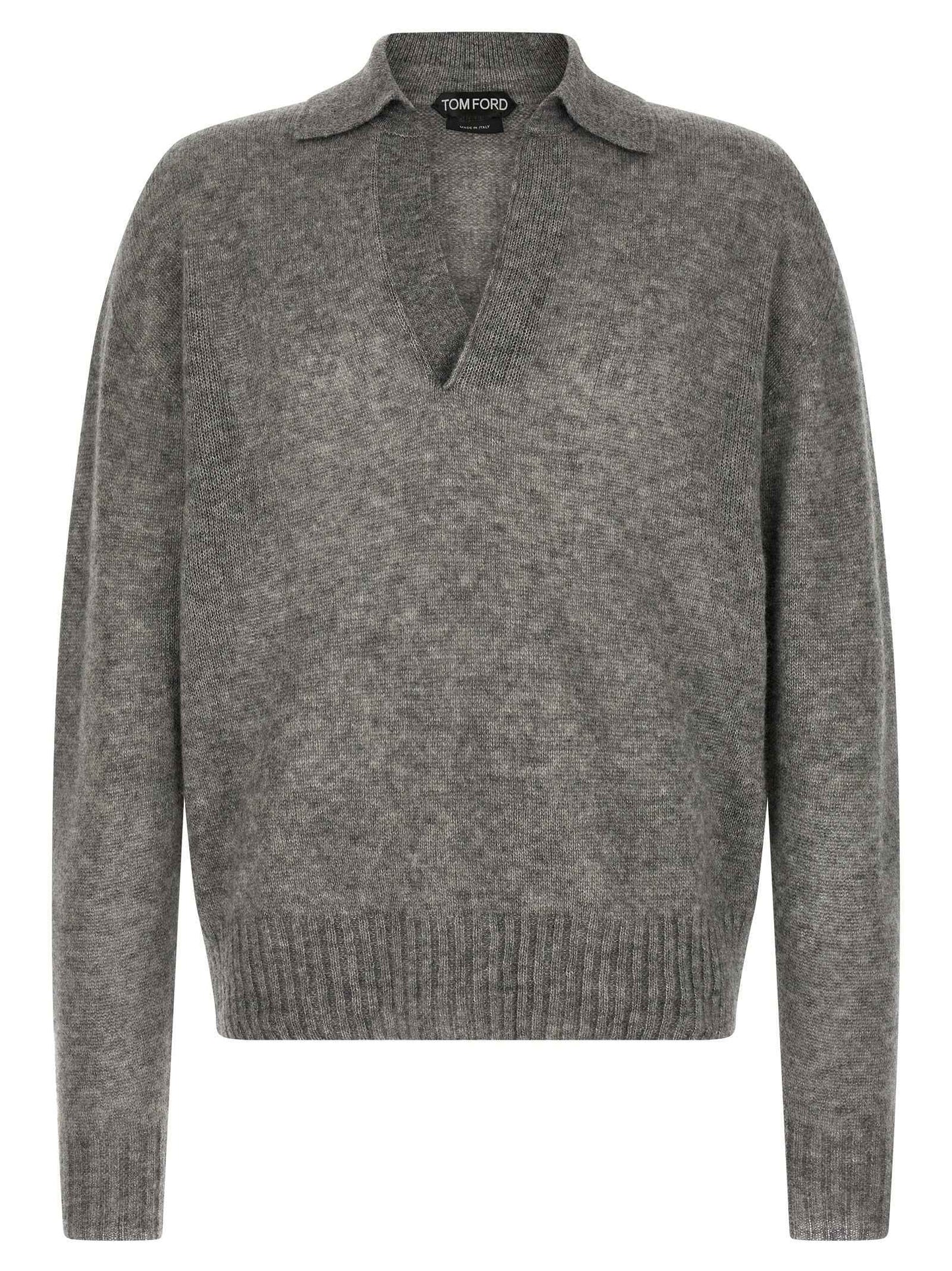 Gray Cashmere Cardigan