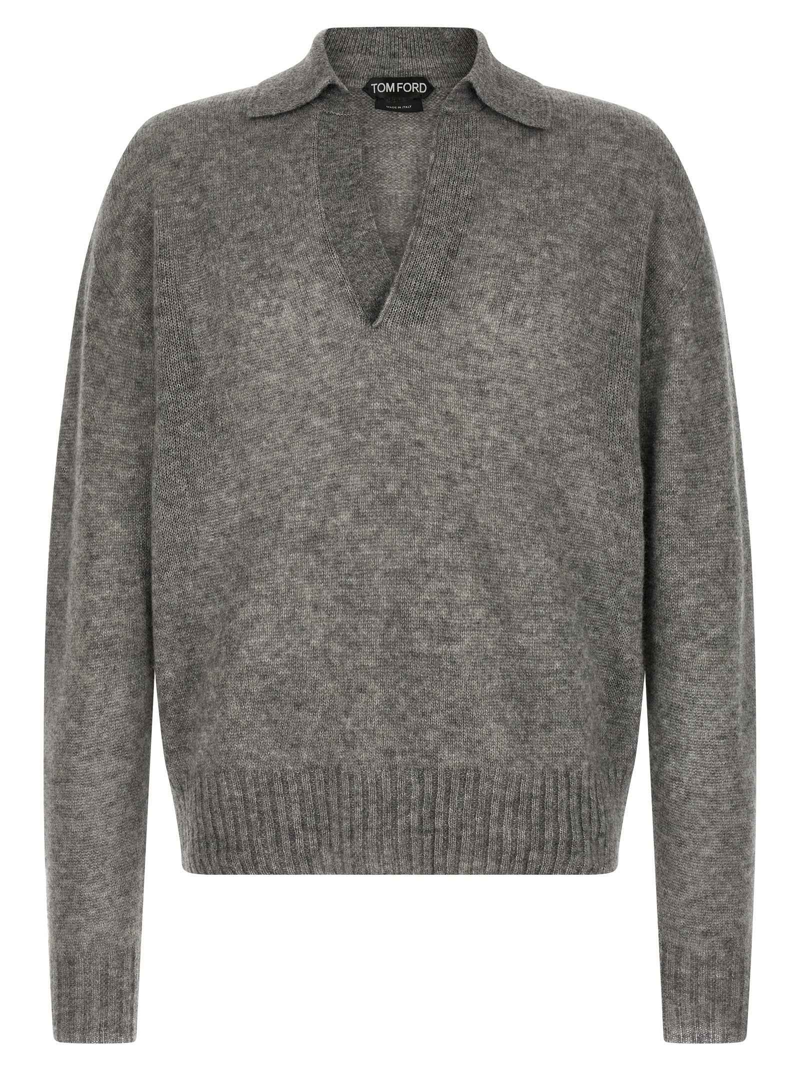 Gray Cashmere Cardigan