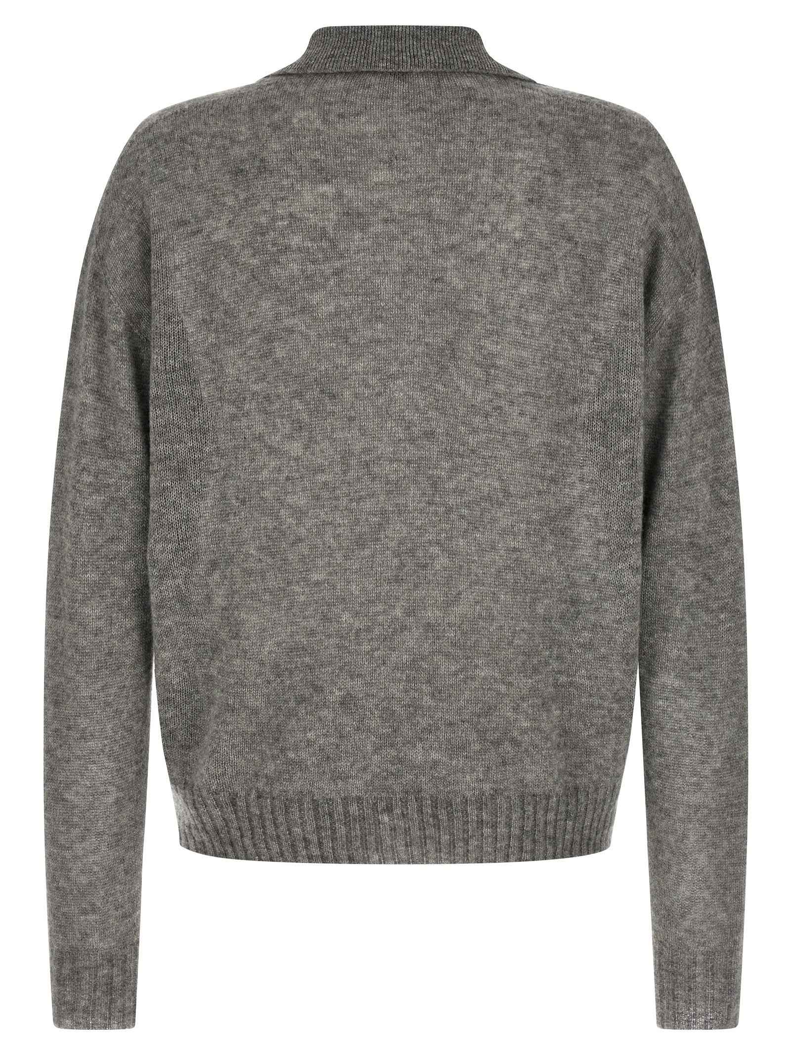 Gray Cashmere Cardigan