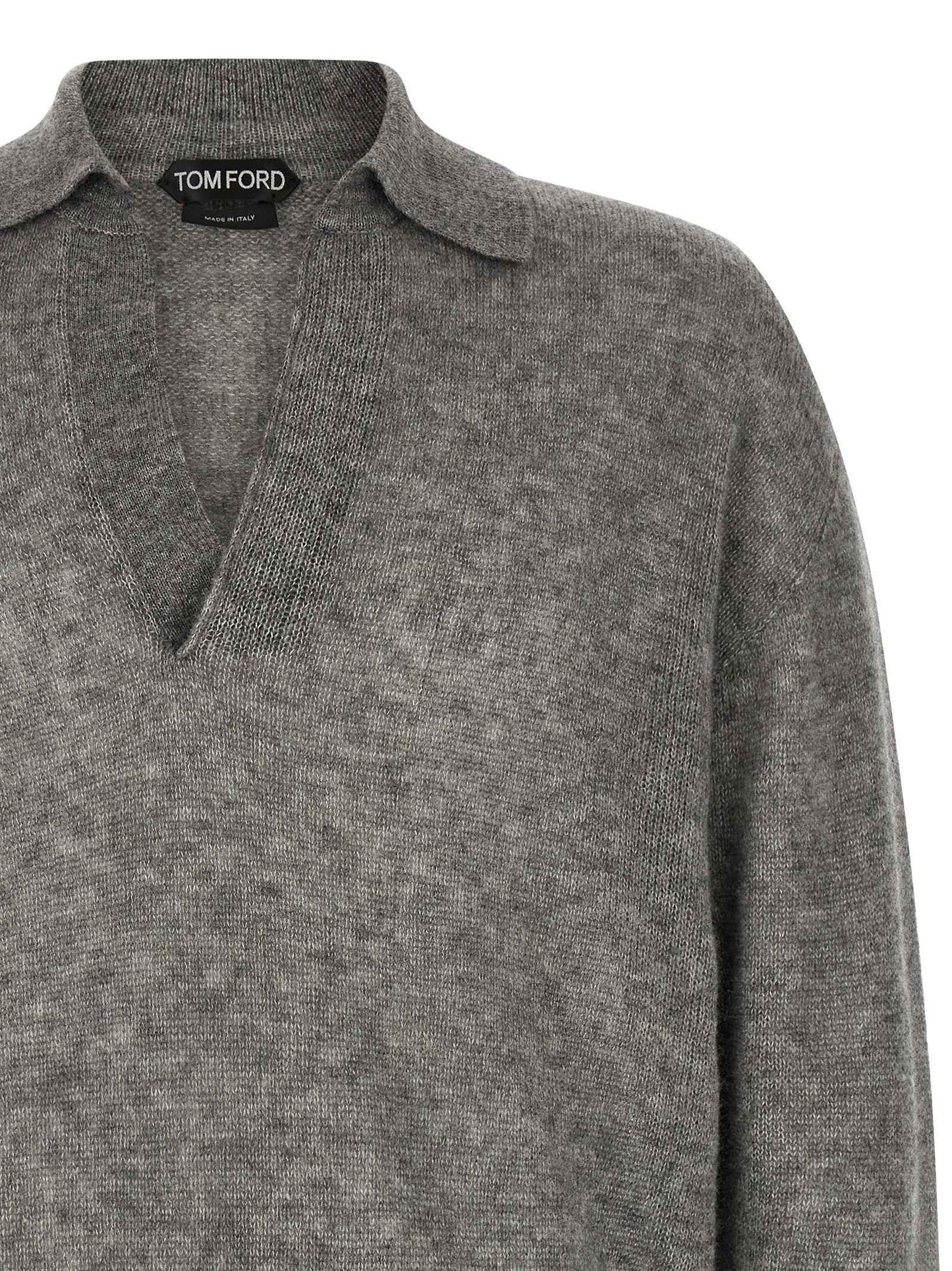 Gray Cashmere Cardigan